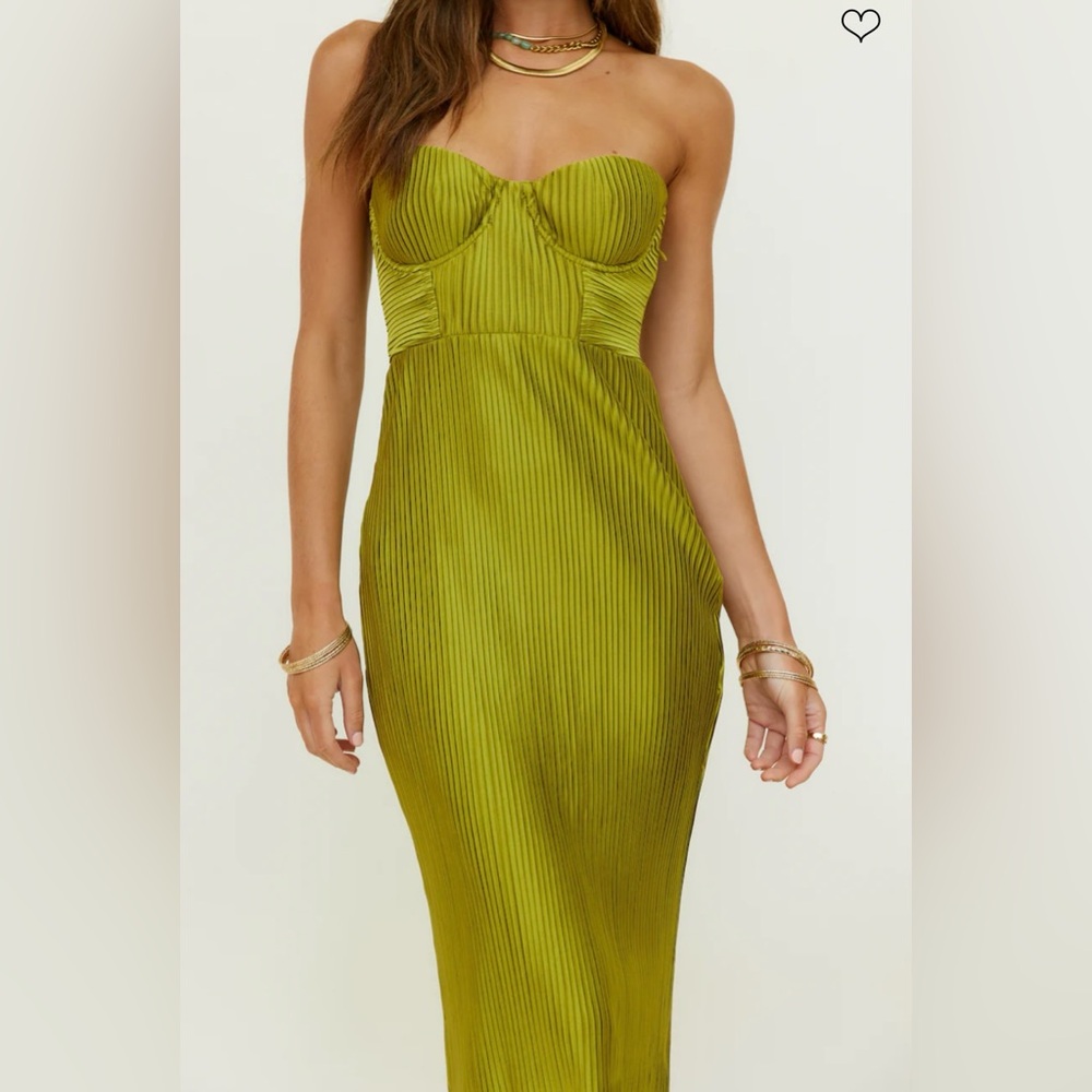 Fortunate One Kinds of Love Maxi Dress - Green - Picture 2 of 8